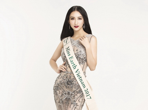 Á hậu Hà Thu chính thức đại diện Việt Nam dự thi Hoa hậu Trái đất 2017