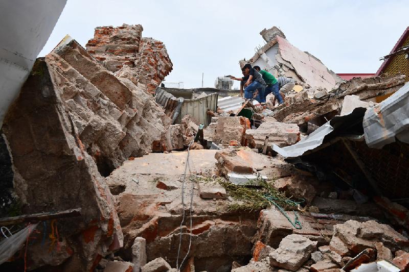 Cơ quan Khảo sát Địa chất Mỹ (USGS) ước tính cường độ động đất ở mức nhẹ hơn là 8.1 độ, ngang với thảm họa tồi tệ nhất xảy ra vào năm 1985 ở thủ đô Mexico City làm hơn 10.000 người chết. Ảnh: Getty.