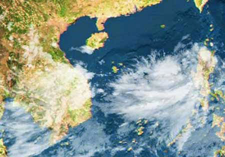 Lại xuất hiện áp thấp nhiệt đới gần Biển Đông