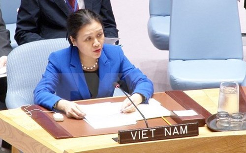 Đại sứ Nguyễn Phương Nga, Trưởng Phái đoàn Việt Nam tại Liên hợp quốc. (Ảnh: TTXVN)