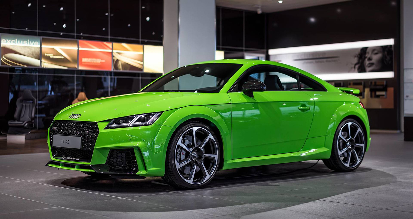 Audi ra mắt Audi TT S màu xanh lá Viper Green độc nhất vô nhị