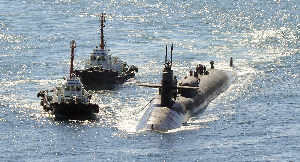 Tàu ngầm mang 154 tên lửa cực mạnh của Mỹ lặng lẽ bám sát Triều Tiên