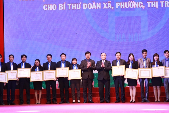 Lễ tuyên dương Bí thư chi đoàn giỏi Thủ đô do Thành đoàn Hà Nội tổ chức