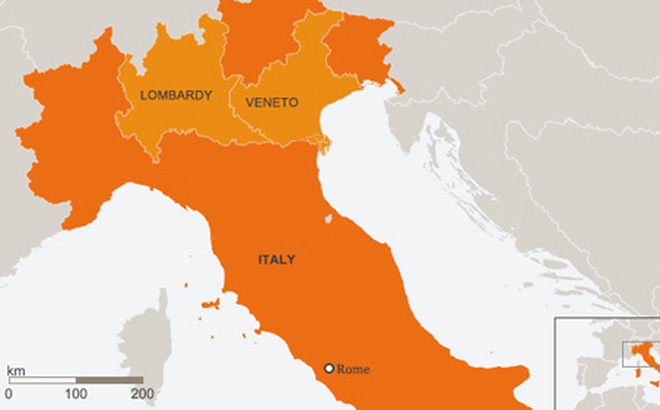 Hai khu vực ở Italy trưng cầu ý dân đòi quyền tự trị
