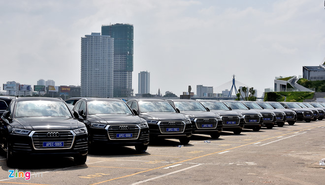 Sau khi phục vụ APEC 2017, toàn bộ dàn xe đặc biệt này đều được Audi thanh lý. (Ảnh: Minh Hoàng/Zing)