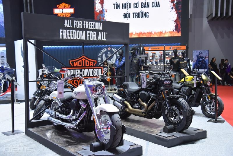 [VIMS 2017] Harley Davidson mang dàn xe tiền tỷ đến triển lãm