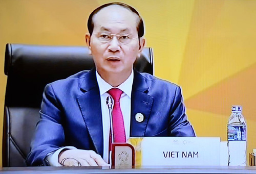 Bài phát biểu của Chủ tịch nước Trần Đại Quang tại Hội nghị Các nhà lãnh đạo kinh tế APEC