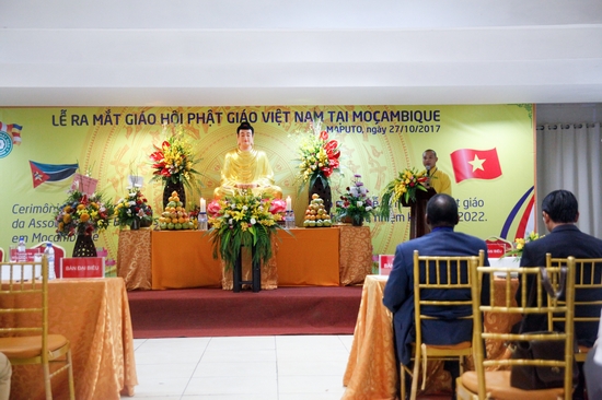 Lễ ra mắt Hội Phật giáo Việt Nam tại Mozambique