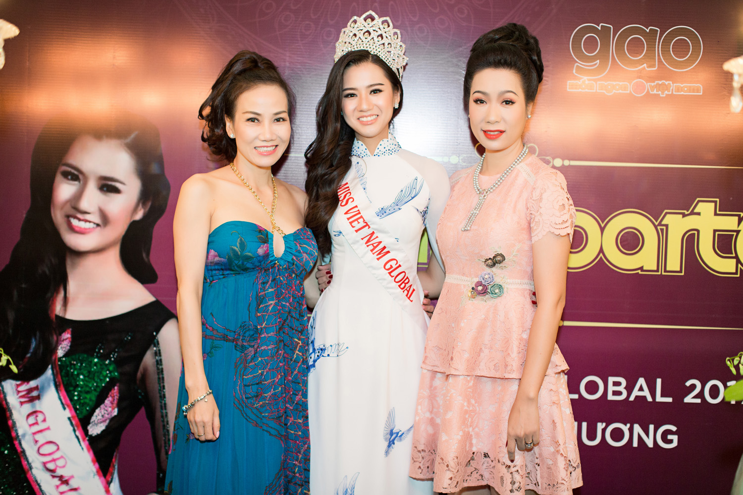Trong đó  có sự góp mặt của Á hậu Trịnh Kim Chi, Hoa hậu Hoàng Kim và ca sĩ Ali Hoàng Dương.