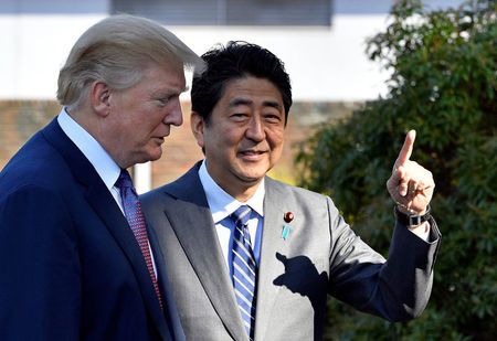 Tổng thống Trump và Thủ tướng Abe ở Kawagoe