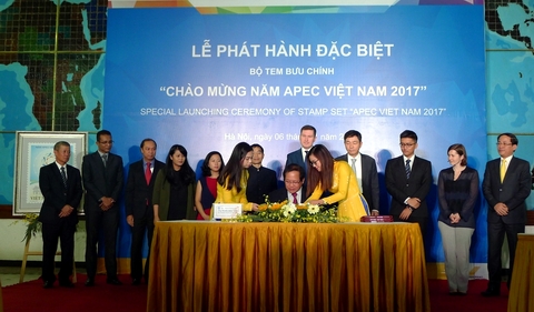 Phát hành bộ tem chào mừng năm APEC Việt Nam