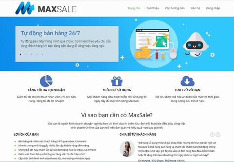 Bán hàng thông minh thời @ với MaxSale