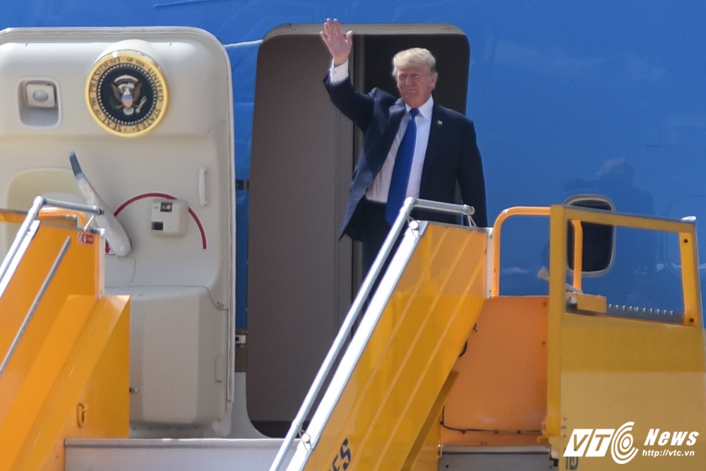 Tổng thống Trump đã đặt chân đến Đà Nẵng