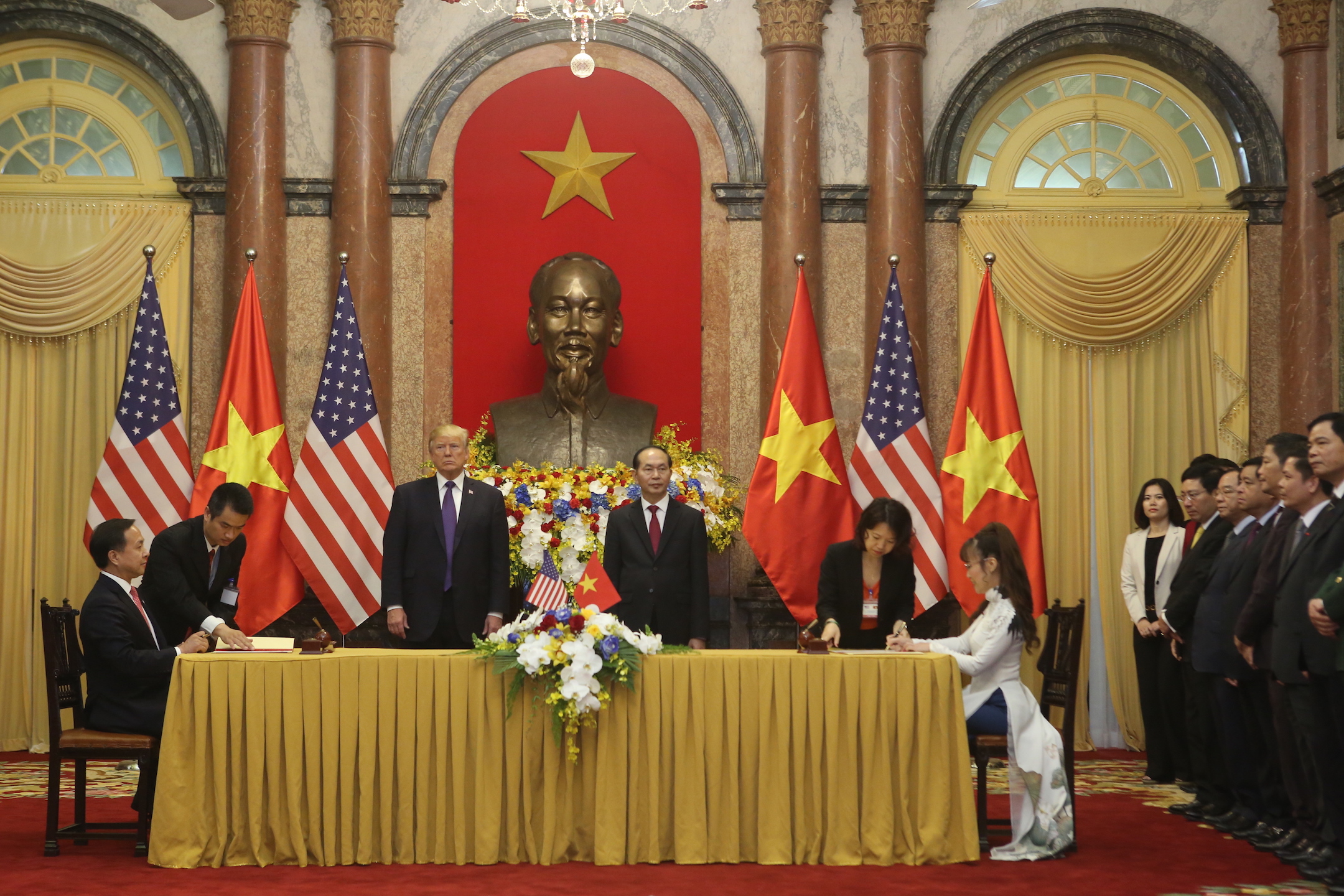 Nhân chuyến thăm Tổng thống Mỹ,  Vietjet và Pratt &amp; Whitney ký thỏa thuận 600 triệu USD