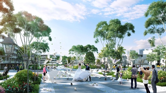 FLC Lux City Quy Nhơn: Phố đi bộ kết nối không gian tiện ích