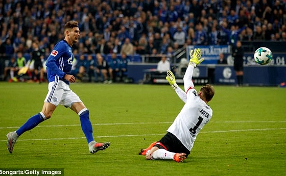 Goretzka chơi rất ấn tượng trong màu áo Schalke 04