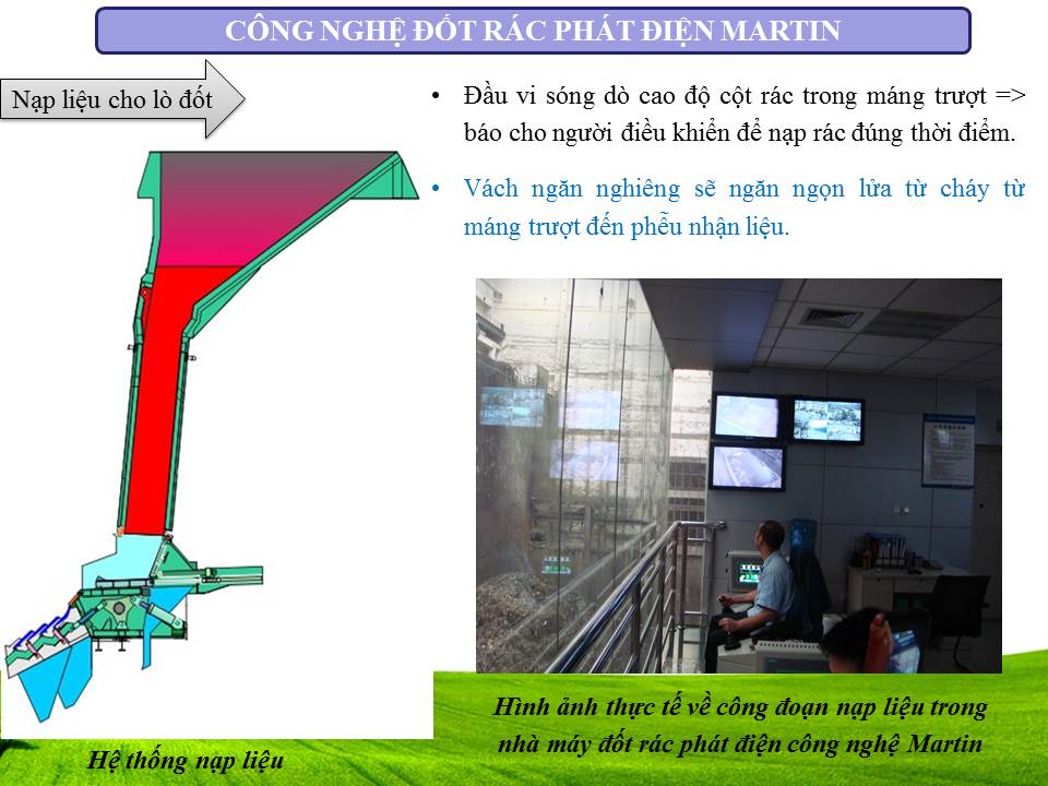 Một trong những quy trình xử lý rác thải bằng công nghệ đốt phát điện Martin do Công ty Tâm Sinh Nghĩa đầu tư