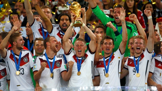 Tuyển Đức đang là nhà đương kim vô địch World Cup
