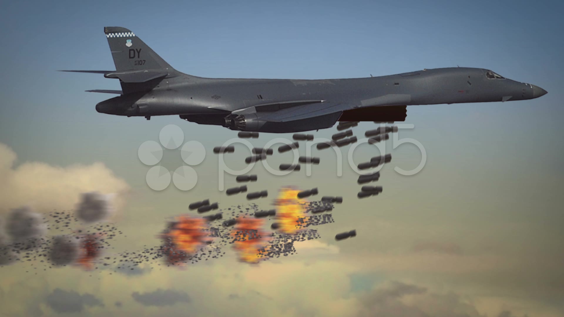Hình ảnh máy bay ném bom B-1B