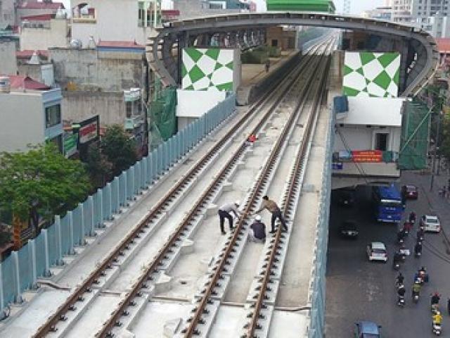 Đường sắt Cát Linh - Hà Đông sẽ chạy thử vào tháng 9/2018