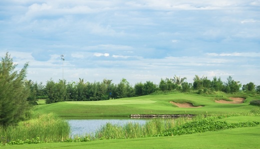 Sân FLC Samson Golf Links, địa điểm tổ chức FLC Golf Championship 2018.
