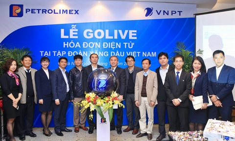 Chính thức golive dịch vụ Hóa đơn điện tử của Tập đoàn Xăng dầu Việt Nam, giải pháp do VNPT cung cấp.