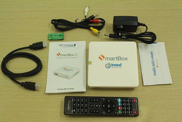 Bên trong hộp sản phẩm Smartbox 2 của VNPT Technology