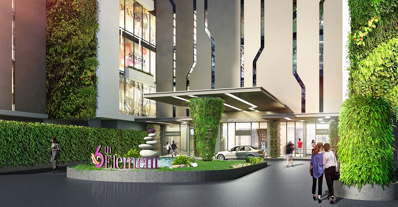 Phối cảnh dự án 6th Element do Bắc Hà làm chủ đầu tư do Đất Xanh Miền Bắc phân phối chính thức.