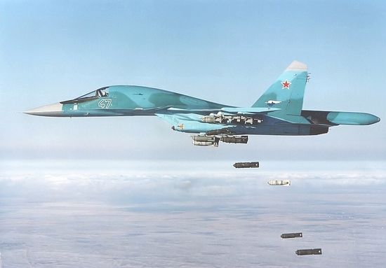 Su-34 là một trong những vũ khí đang tung hoành trên chiến trường Syria