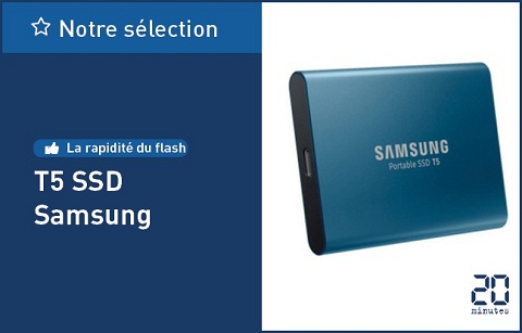 1. T5 SSD của Samsung. Siêu nhanh và rất bền, dựa trên công nghệ flash, T5 SSD của Samsung có khả năng chống sốc và va đập mạnh. Ổ cứng có phiên bản 250 GB, 500 GB, 1 TB và 2 TB.