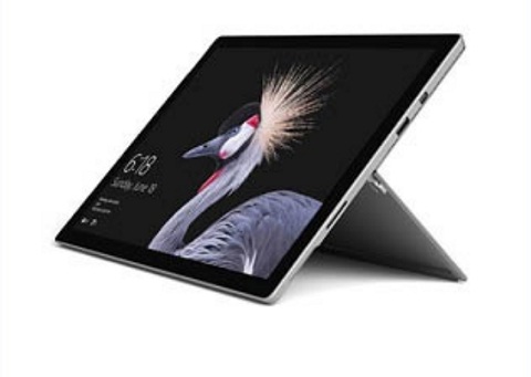 4. Microsoft Surface Pro. Microsoft Surface Pro sẽ mang đến cho bạn điều kiện làm việc tuyệt vời với các tính năng văn phòng tự động hóa và tối tân. Bạn cũng có thể thử chỉnh sửa một cách dễ dàng video và độ sáng ảnh trên màn hình chất lượng tuyệt vời của máy tính lai này. Tuy nhiên, để dễ chịu và thuận tiện hơn trong việc sử dụng, bạn cần mua thêm bàn phím và bút stylus.